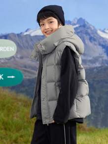 Balabala Kinder Daunenweste, Jungen & Mädchen Kapuzenjacke für Herbst/Winter 2024