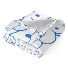 1 件 Sanrio 卡通法兰绒毯子 - 奢华法兰绒毯子，现代风格，柔软舒适，适合所有季节和节日、沙发、床、办公室、旅行和多用途