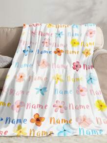 1pc Custom Flannel Photo Blanket For Bed,Personalized Blanket With Text/Photo,Personalized Throws Blanket, Multipurpose Living Room Sofa Outdoor Beach Camping Pet,Name Collage Blanket,Flower Blanket, Personalized Family/Pet/Couple Photo Printed Bedding Blanket, Personalized Christmas Gifts, Mother's Day/Father's Day Gift, Family Gift,Wedding Gift, Birthday Gifts, Gift For Friend, Gift For Her