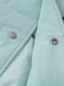 Balabala Children's Baseball Collar Down Jacket Boys' Outerwear - Pink Green - View 5