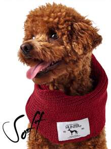 狗狗保暖围巾，舒适柔软的颈巾，春秋两季 - 彩色 - 查看 10