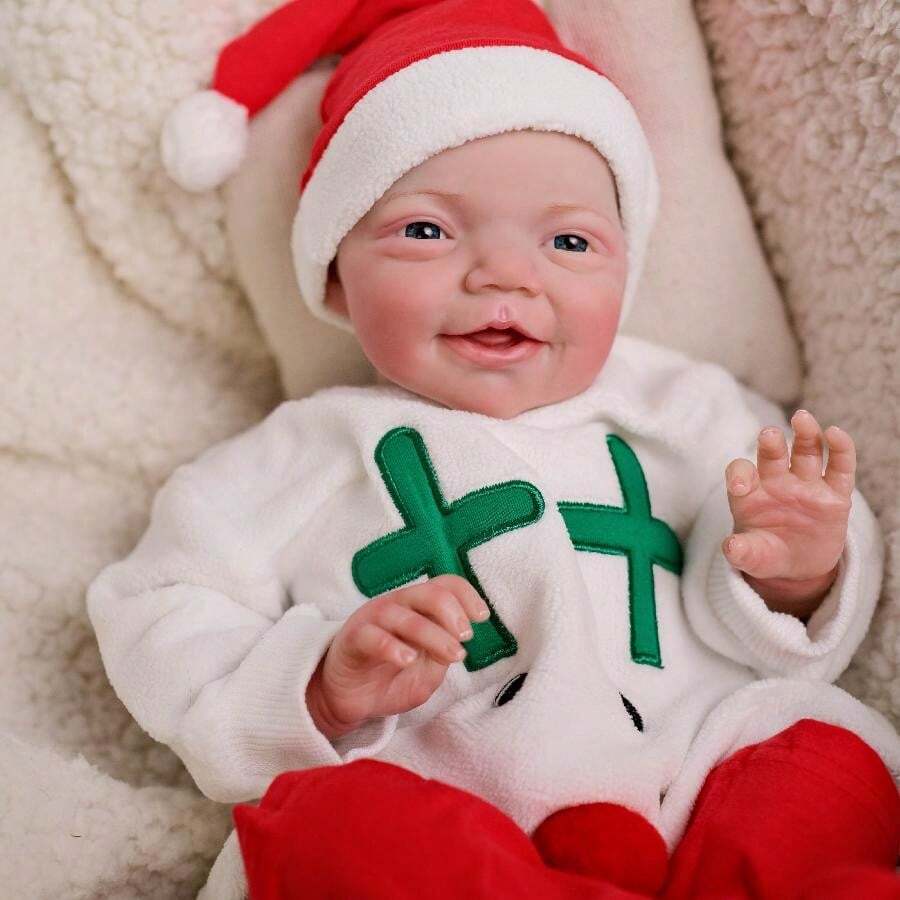 NPK 19inch Charlie Newborn Soft Body Baby Doll Already Painted Finished