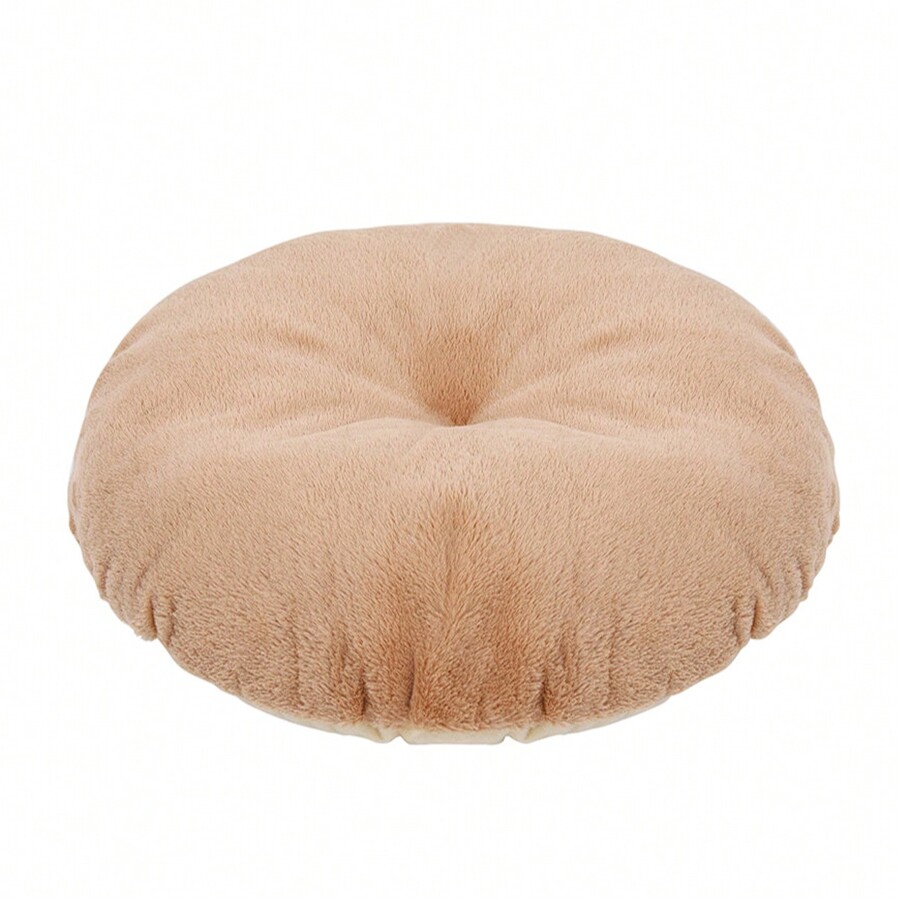 PET FANG FANG 1pc Enclosed HalfDome Plush Pet Bed, Warm For Cats
