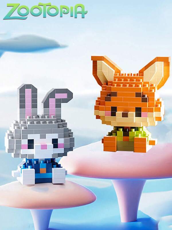 Takara Tomy لعبة كارتون زوتروبولي جوديث لافرن هوبس لعبة بناء البرية لعبة جودي نيك لعبة كرتون صغيرة دمية نموذج هدايا لعبة أطفال