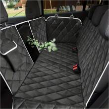 Fundas de asiento de coche para mascotas, alfombrillas de coche impermeables para mascotas con ventanas de malla