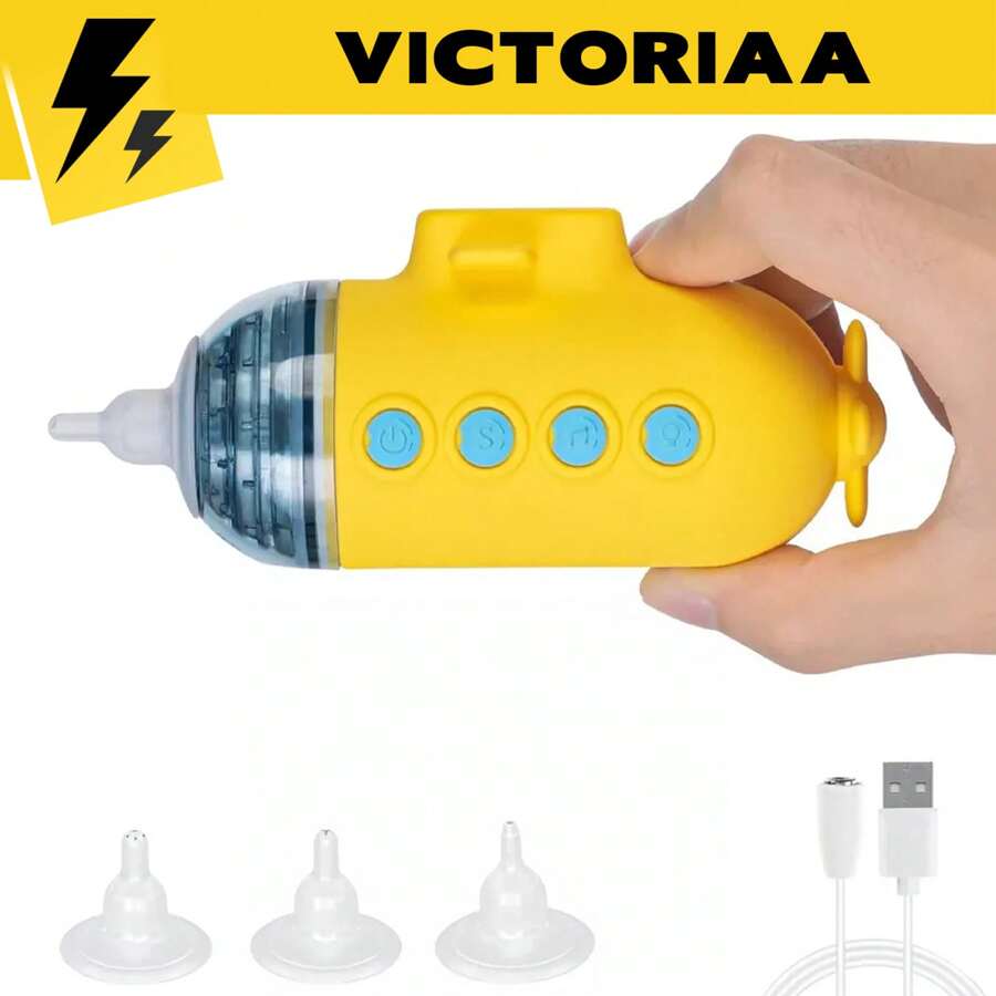 Aspirador Nasal Para Bebe, Limpiador Nariz Eléctrico Succión, Puede ayudar a los bebés - Multicolor - Ver 1