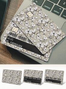 4 miếng dán thẻ tín dụng họa tiết hoa sáng tạo, có thể dán mặt trước và mặt sau, làm bằng chất liệu PVC chống thấm nước-chống trầy xước chất lượng cao, bền, chống trầy xước, không có bong bóng, bóc ra và dán, không để lại bất kỳ dấu vết nào. Trải nghiệm phong cách độc đáo ngay bây giờ! Bốn mẫu để lựa chọn 7,32x5,39 inch - Nhiều màu - Xem 2