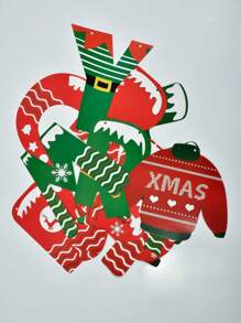 علم عيد الميلاد قطعة واحدة، راية ورقية لديكور عيد الميلاد، لافتة معلقة لعيد الميلاد، خلفية عيد الميلاد، لافتة إكليل عيد الميلاد الورقي، علم للحديقة، ديكورات شجرة عيد الميلاد