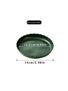 2pcs/5pcs Thick Plastic Plant Pot Trays, Round Saucer Holders For Succulents, Flower Pot Bottom Plate