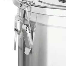 kangten 6 L Stainless Steel Airtight Canister, 1.3Gal Rice Bucket Grain Storage Container Canisters Container With Lids UK - View 5