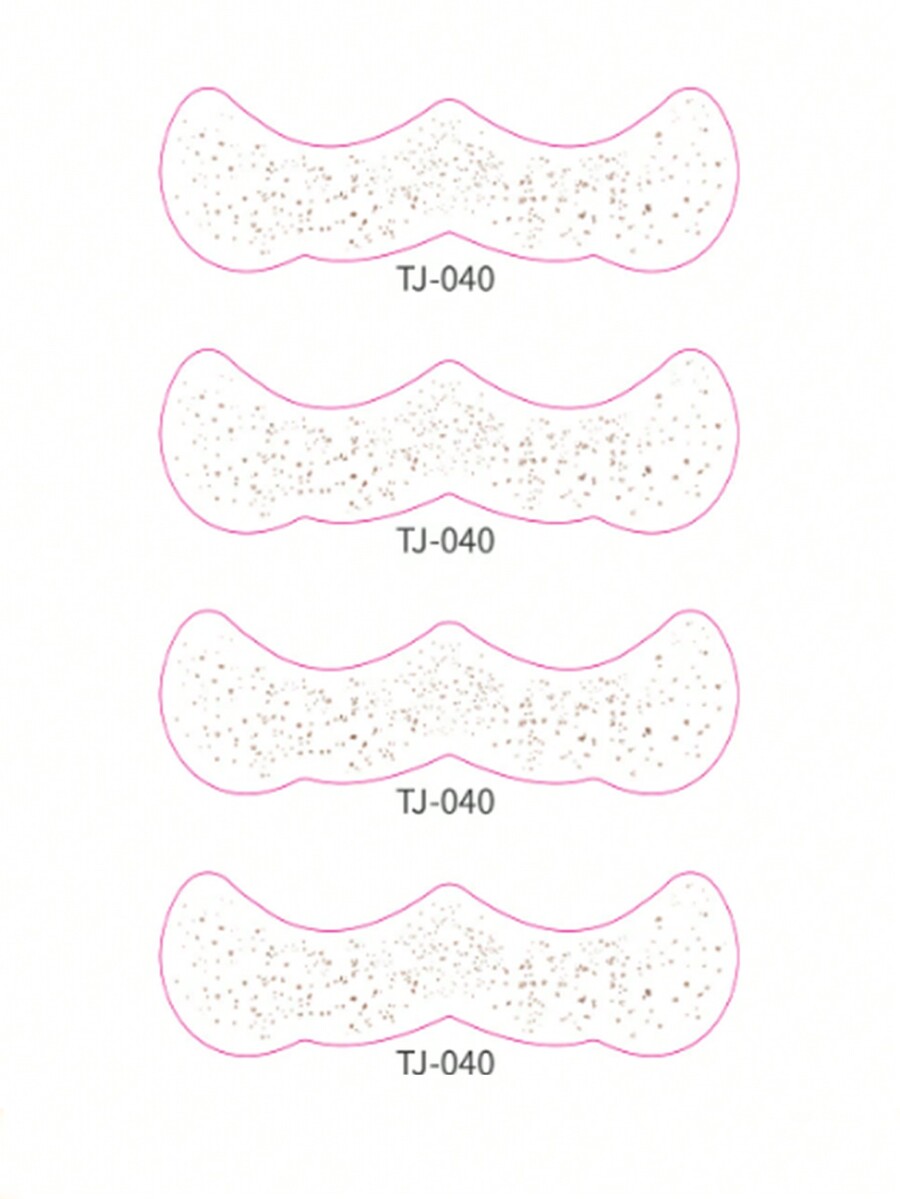 6pcs Freckle Pattern Temporary Tattoo, Waterproof, Sweatproof