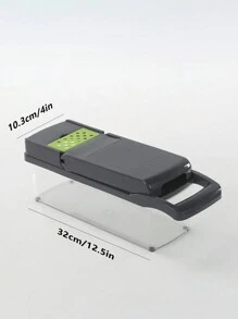 1Set Vegetable Onion Chopper, Kitchen 14 In 1 Food Chopper 8 Blades Cutter With Container Home Kitchen Vegetable Cutter, Manual Vegetable Cutter - Multicolor - View 6