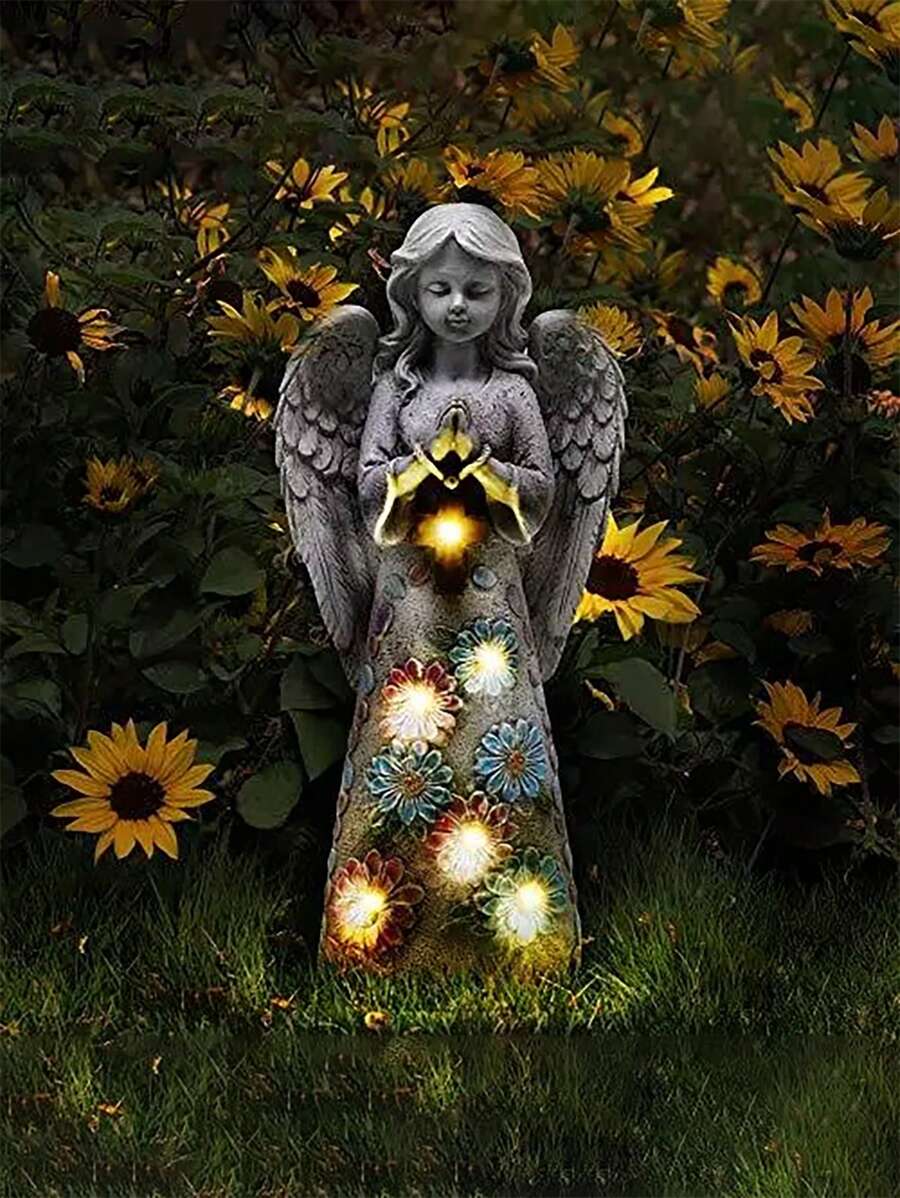 Figuras De ángel De Cristal Natural De 2 Pulgadas, Estatua De ángel Pequeña De Piedra Lunar Decoracion De Cristales Curativos Piedras Preciosas