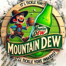 1 tấm biển trang trí bằng Acrylic Mountain Dew thiết kế cổ điển 8x8 inch (20x20cm), bền và dễ treo, thích hợp cho gia đình, văn phòng hoặc làm quà tặng - nhiều màu - Xem 1