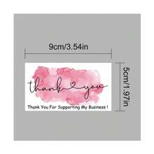 TYFYO 50pcs/Pack Thank You For Supporting My Business Cards, 6 Styles-2" X 3.5" Small Customer Appreciation Card For Shop, Online Retailers, Business Supplies And Local Storese, Back To School Valentine Day - White - View 9