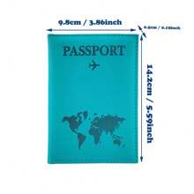 [Personalizado] Funda para pasaporte de PU ultradelgada en color macarrón personalizada, accesorios de viaje, portapassaporte, portadocumentos, tarjetero, portacredenciales, artículos de viaje personalizados unisex