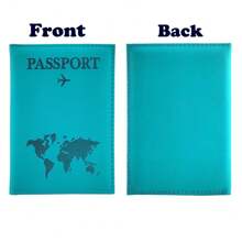 [Personalizado] Funda para pasaporte de PU ultradelgada en color macarrón personalizada, accesorios de viaje, portapassaporte, portadocumentos, tarjetero, portacredenciales, artículos de viaje personalizados unisex