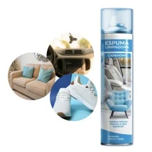 Magic Foam Dry Upholstery Cleaner Spray Ideal For Sofa Chair Carpet Mattress And Car Seat - trắng - Xem 2