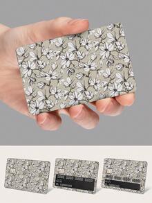 4 miếng dán thẻ tín dụng họa tiết hoa sáng tạo, có thể dán mặt trước và mặt sau, làm bằng chất liệu PVC chống thấm nước-chống trầy xước chất lượng cao, bền, chống trầy xước, không có bong bóng, bóc ra và dán, không để lại bất kỳ dấu vết nào. Trải nghiệm phong cách độc đáo ngay bây giờ! Bốn mẫu để lựa chọn 7,32x5,39 inch - Nhiều màu - Xem 1