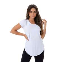 Life Style Women's Black Gym Blouse - trắng - Xem 3