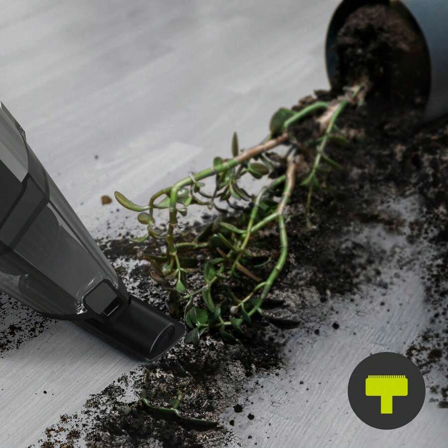 IonVac PowerMax Hand Vacuum, 5V Cordless Handheld Vacuum Cleaner With