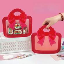 12 túi đựng quà hình nơ dự tiệc, túi đựng đồ trang sức, túi đựng đồ ăn nhẹ cho tiệc sinh nhật/đám cưới và đựng kẹo/bánh quy - nhiều màu - Xem 9