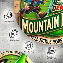 1 tấm biển trang trí bằng Acrylic Mountain Dew thiết kế cổ điển 8x8 inch (20x20cm), bền và dễ treo, thích hợp cho gia đình, văn phòng hoặc làm quà tặng - nhiều màu - Xem 6