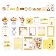 60pcs Japanese Style Text Graphic Kit, Showa Memorial Series, Scrapbooking & Journaling DIY Decorative Material Pack Back To School