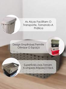Storage Boxes & Bins - 粉色 - 查看 3