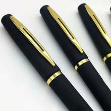 5pcs/Set Super Fine Point Black Ballpoint Pens - Smooth Writing, Lightweight, Ergonomic Design, Comfortable Grip, Suitable For Office, School And Daily Use - Multicolor - View 5