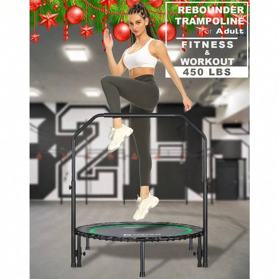 200 KG Rebounder Mini Trampoline For Adults, Indoor Small Rebounder