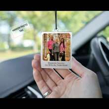 Foto personalizada e texto Etiqueta de carro com foto personalizada, presente de foto de carro pendurada, presente de aprovação no teste de direção, aniversário, dia dos namorados, presente, presente de carro com foto de acrílico
