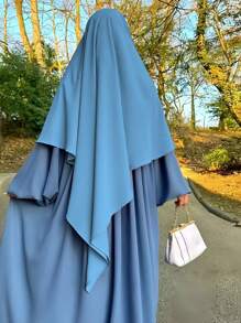 1pc Classic Versatile Muslim Hijab Headscarf - Multicolor - View 21