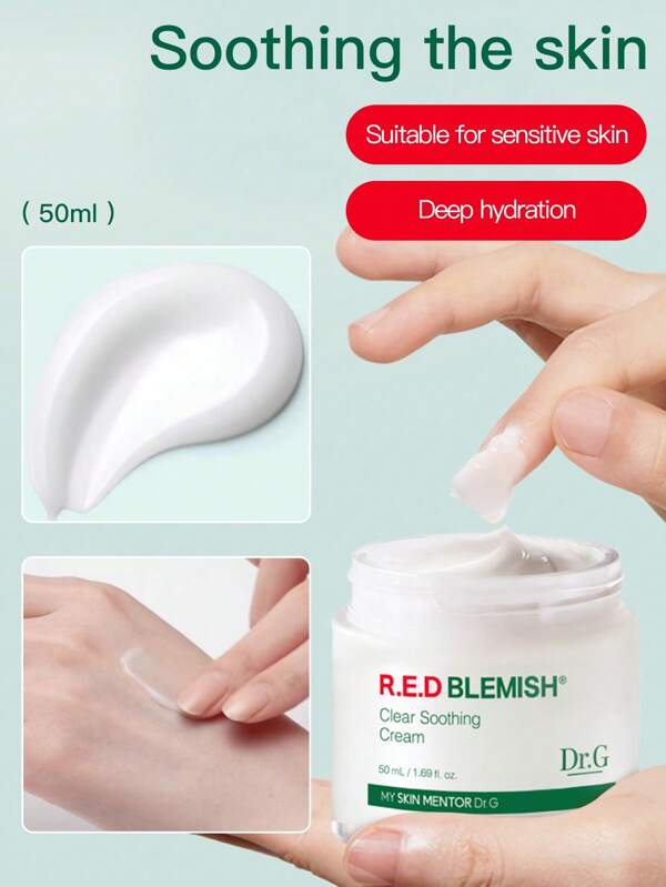Dr.G Soothing & Moisturizing Cream 50ml Jelly-Like Skincare Product