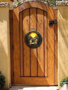 Biển gỗ cảnh Chúa giáng sinh 2D hiệu ứng nổi phẳng của Chúa Jesus đuổi theo con cừu lạc Biển tròn treo tường trang trí cửa trước Trang trí sân vườn Trang trí tường cửa sổ nhà Phòng tiệc lễ hội Vật dụng trang trí Giáng sinh lý tưởng Quà tặng tốt nhất - Nhiều màu - Xem 6