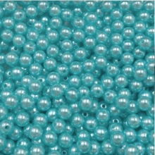 1000 Pearls 6mm ABS Whole With Hole 100g More Than 30 Colors - 淺藍色 - 查看 1