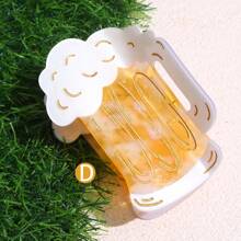 1 件个性化醋酸纤维野牛男孩发爪夹节日礼物 - 彩色 - 查看 10