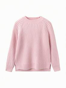 Balabala Jersey de punto para niñas, dulce y cálido, tipo suéter para otoño/invierno 2024