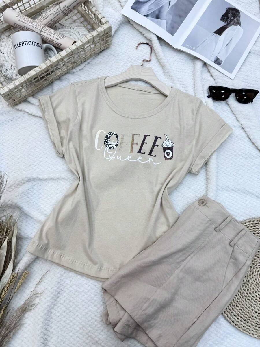 100% Cotton Women's Clothing - 米色 - 查看 1