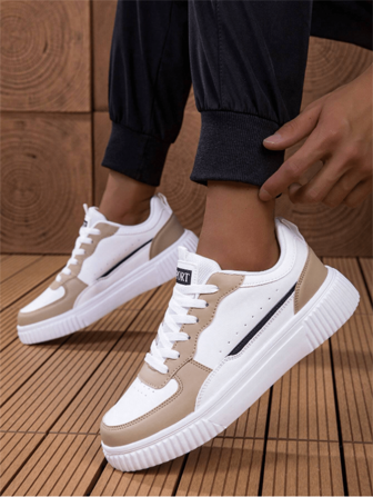 Couples Shoes Size 36-45, Women Casual Shoes, Men Sports Sneakers, Lace-Up Soft Flat Bottom Comfortable Men Shoes, Lightweight Low-Top Everyday Casual Shoes