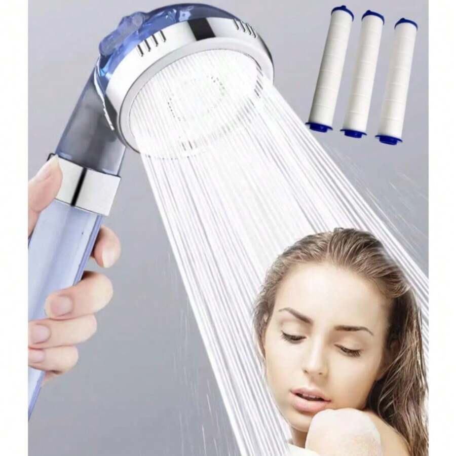 Bộ vòi sen đa chức năng, Giá đỡ phòng tắm sang trọng, Ống nước chống vỡ, Bộ lọc phía trước, Bộ tăng cường vòi sen ion, Vòi sen lọc PP. Thiết yếu cho phòng tắm của bạn, cũng là món quà tuyệt vời cho gia đình và bạn bè trong năm mới và Giáng sinh Trang trí phòng tắm tại nhà