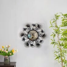 1 Piece Wall Decor, Classic Living Room Sofa Backdrop Wall Decor, TV Background Wall Mirror Decor E-I-D