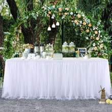 1 Peça Saia de Mesa de Tule Elegante e Romântica, Adequada para Mesas Redondas/Retangulares, Disponível nas Cores Rosa, Branco, Borgonha. Projetada para Cerimônias, Casamentos, Festas de Aniversário, Gato/Animal, Borboleta, Sereia, Revelação de Gênero, Mesas de Sobremesa, Banquetes de Hotel, Mesas de Conferência, Mesas de Hóquei no Gelo, Fornecedor