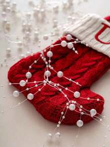 5/10 件仿白珍珠珠花环仿珍珠亚克力珠塑料花环绳美丽优雅白色亚克力珠串专用于婚礼派对生日首饰配件婚礼生日派对装饰蛋糕装饰蛋糕装饰蛋糕装饰蛋糕装饰工具（8+3 毫米） - 彩色 - 查看 8