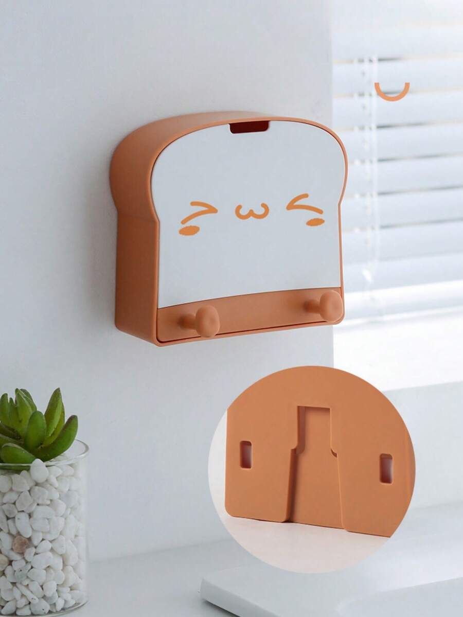 NoDrill Wall Mount Double Soap Dish Bathroom Draining Soap Box Holder