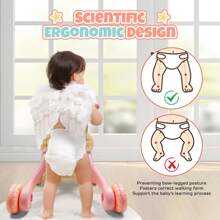 KINICHOOY 3 In 1 Baby Walker And Activity Center For Baby Girl,Toddler, Learning To Walk, Sit To Stand, Early Learning Push Toys For Infant 6-12 Months Pink