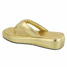 Women's Summer Flip-Flop Sandal - 金色 - 查看 6
