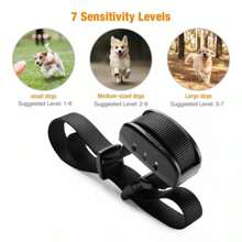 BreeRainz Anti-Bark Dog Shock Collar  Effective Bark Control Device For Large, Medium And Small Breeds - Black - View 2