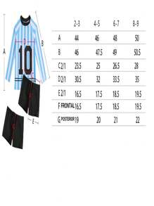 WD VEST Football Themed Boys Beach Set – Perfect For Future Champions! I3080B - 藏蓝色 - 查看 3