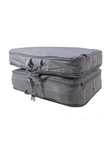 羽绒服收纳袋，可压缩收纳袋，节省空间的衣服和被子移动收纳袋 - 彩色 - 查看 7